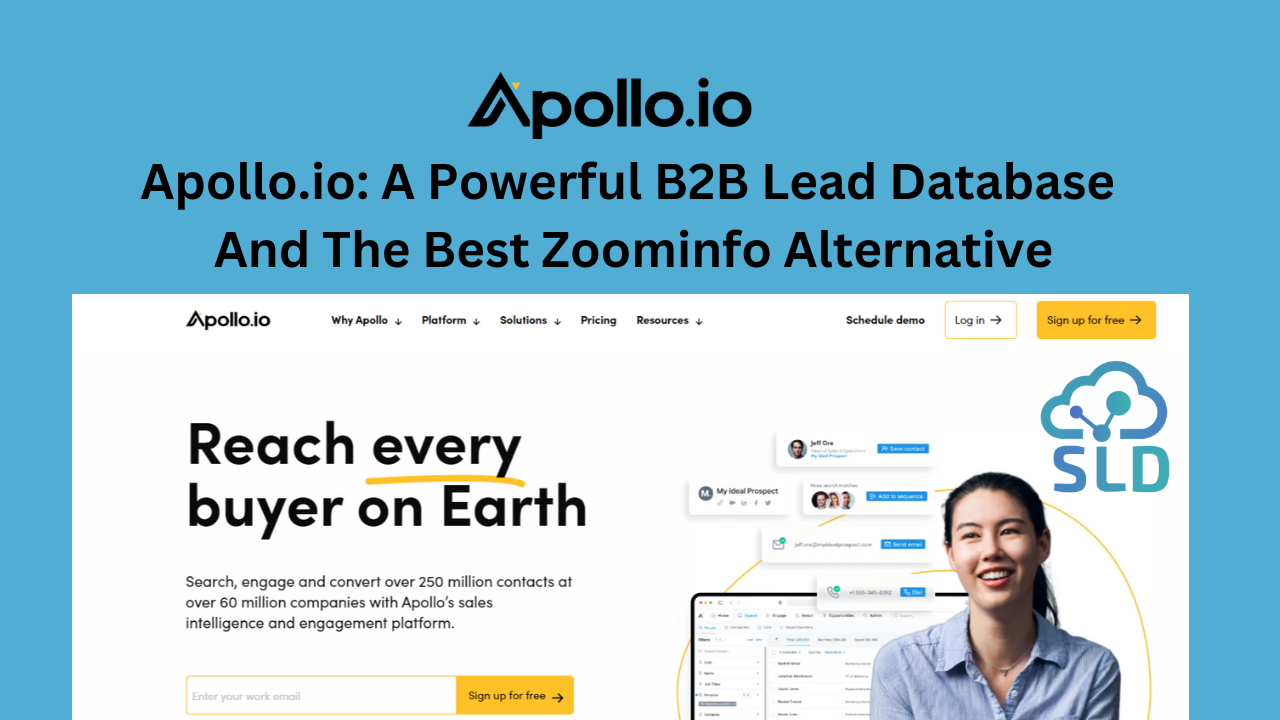 Apollo.io A Powerful B2B Lead Database And The Best Zoominfo Alternative