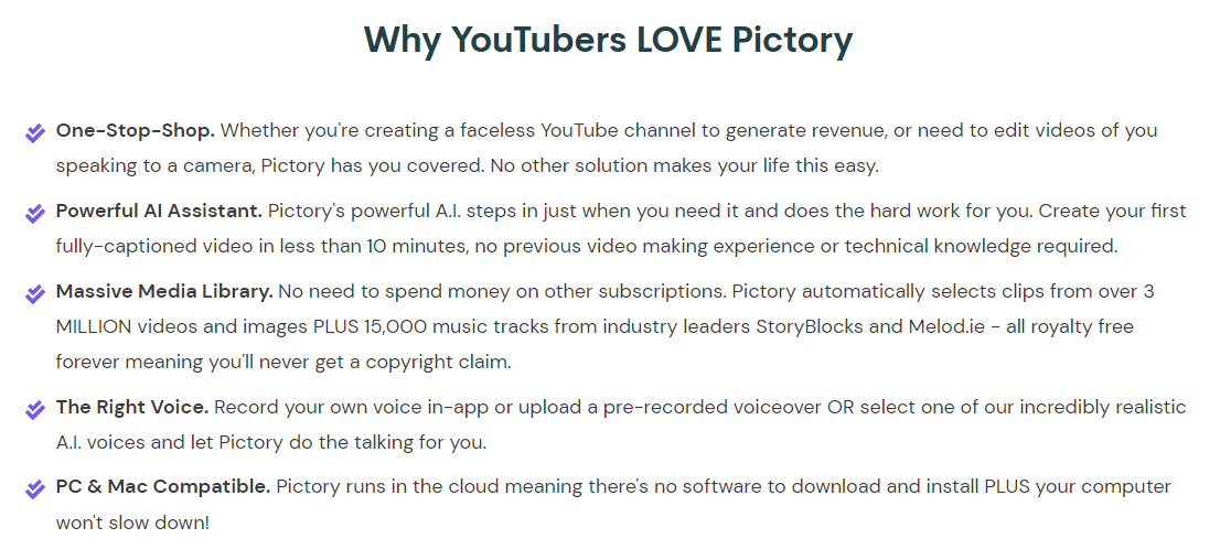 Why YouTubers LOVE Pictory