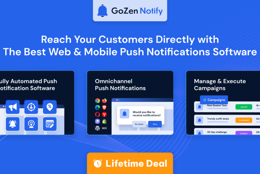 GoZen Notify Lifetime Deal