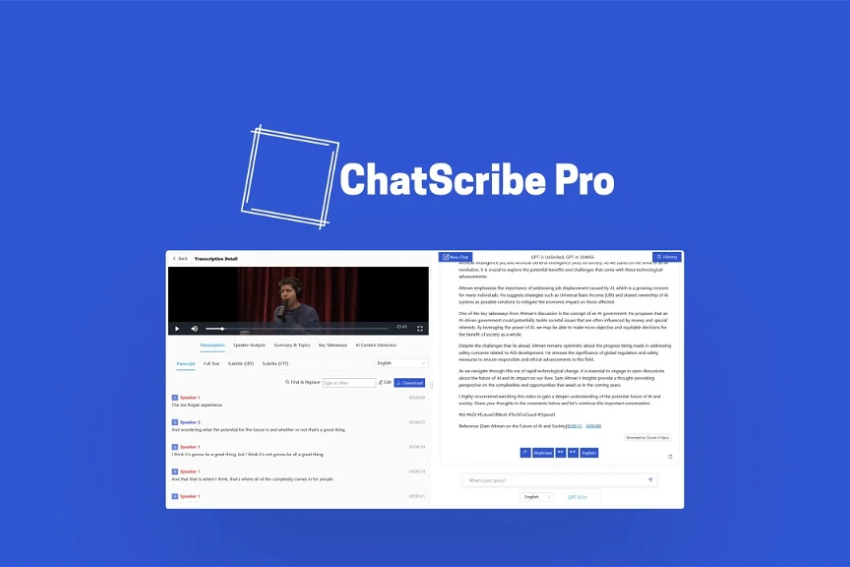 ChatScribe Pro Lifetime Deal